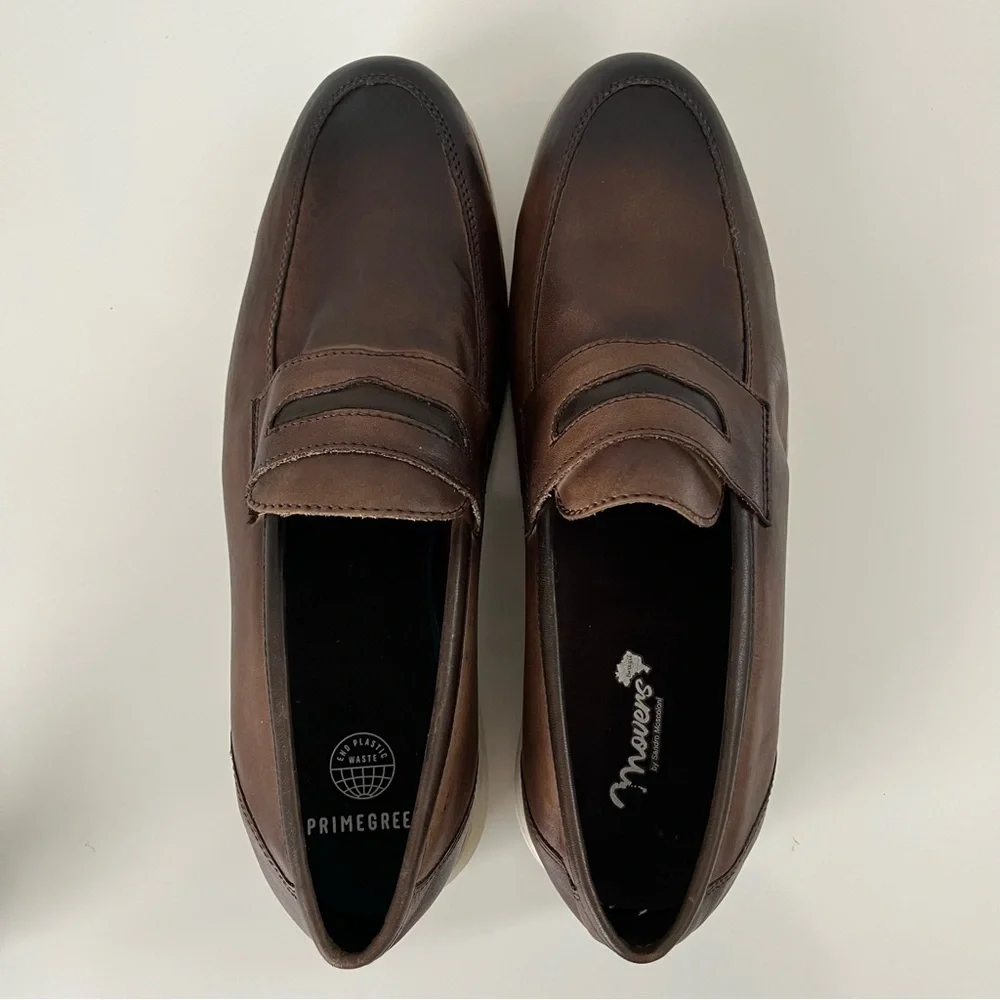 SANDRO MOSCOLONI Natal Penny Loafer In Tan